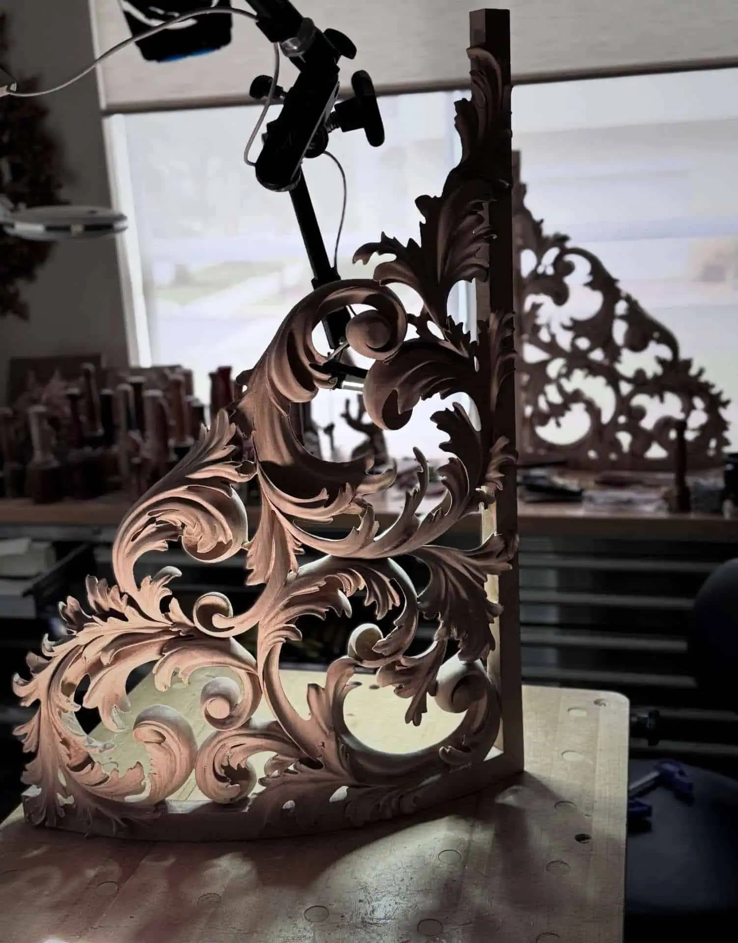 Pipe Organ Wood Carving, by Alexander Grabovetskiy